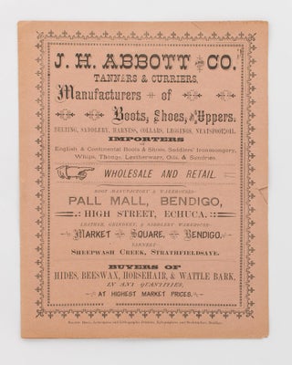 Item #118360 J.H. Abbott and Co. Tanners & Curriers, Manufacturers of Boots, Shoes, and Uppers,...