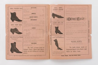 J.H. Abbott and Co. Tanners & Curriers, Manufacturers of Boots, Shoes, and Uppers, Belting, Saddlery, Harness, Collars, Leggings, Neatsfoot Oil. Importers ...