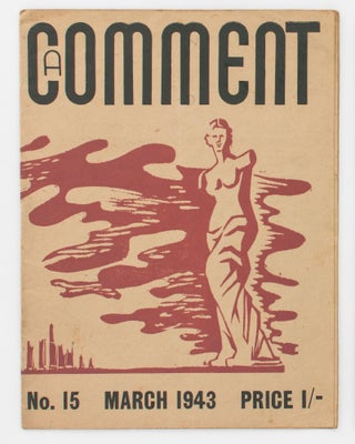 Item #118364 A Comment. [A Journal of Poetry, Art, Literature and Social Comment. Edited by...