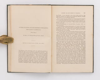 On the Anatomy and Life History of Mollusca peculiar to Australia. [Prize Essay, for which Premium and Medal was awarded by the Council of the Royal Society of New South Wales, May 30th, 1888 (cover sub-title)]