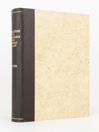 Item #118391 An Historical Journal of the Transactions at Port Jackson and Norfolk Island, with...