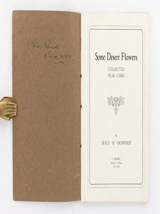 Some Desert Flowers collected near Cairo