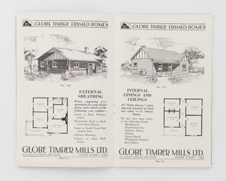 Globe Homes. Globe Timber Mills Ltd., Adelaide [cover title]