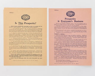 The prospectus and a series of three leaflets issued by the UEA
