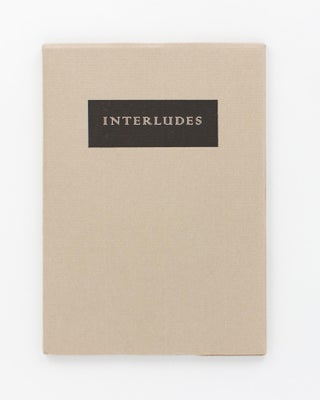 Item #118443 Interludes. Six Poems. Escutcheon Press, Christopher BRENNAN
