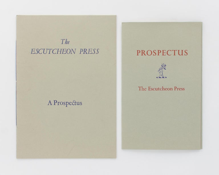 Item #118444 Prospectuses for the two books by Geoffrey Farmer published by the Escutcheon Press, Pearl Bay, NSW ('A Letter to Norah', 1993, and 'A Private Pursuit', 1995). Escutcheon Press, Geoffrey FARMER.