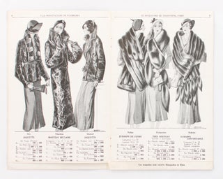 A la Manufacture de Fourrures [Furs] ... Paris ... Hiver [Winter] 1932-1933