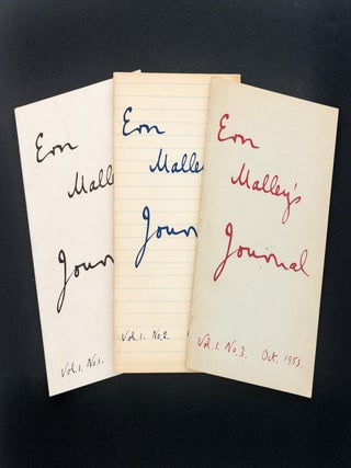 Item #118558 Ern Malley's Journal. Volume 1, Number 1, November 1952; Number 2, March 1953; and...