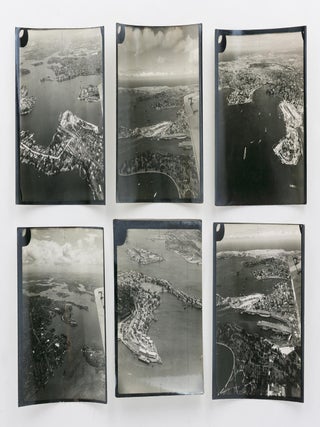 A collection of fifteen vintage oblique aerial photographs of Sydney Harbour taken during the Second World War