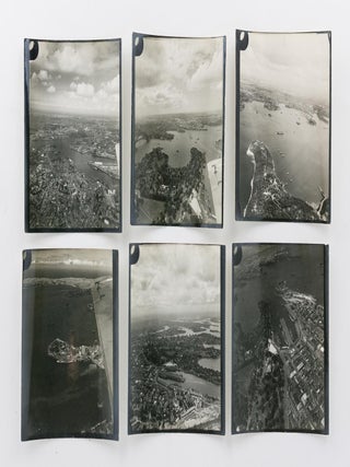 A collection of fifteen vintage oblique aerial photographs of Sydney Harbour taken during the Second World War