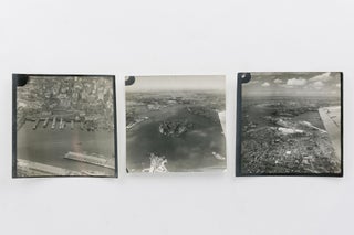 A collection of fifteen vintage oblique aerial photographs of Sydney Harbour taken during the Second World War
