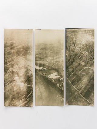 A collection of ten aerial photographs taken during the First World War