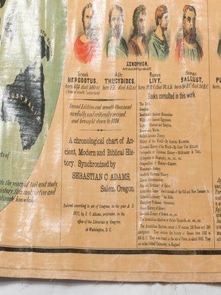 A Chronological Chart of Ancient, Modern and Biblical History. Synchronized by Sebastian C. Adams ...