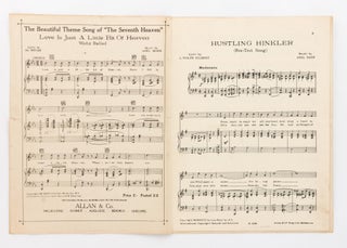 Hustling Hinkler (Fox-Trot Song). Lyric by L. Wolfe Gilbert. Music by Abel Baer
