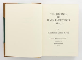 The Journal of HMS 'Endeavour', 1768-1771