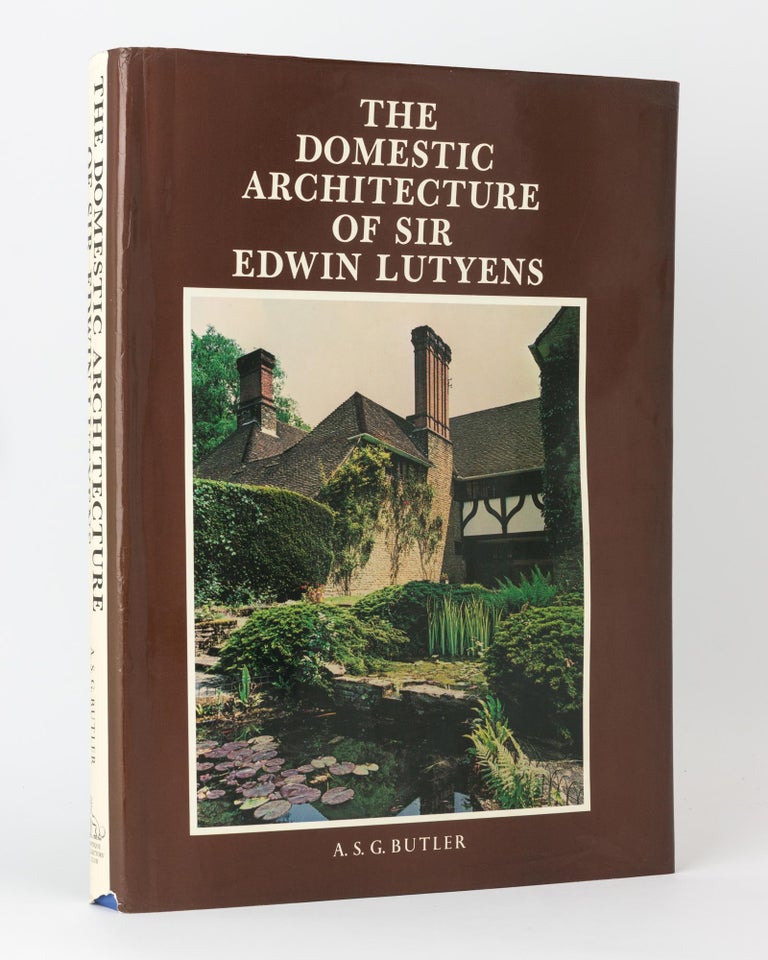 Item #119507 The Domestic Architecture of Sir Edwin Lutyens. A reprint of the Country-Houses volume from the three-volume Lutyens Memorial set 'The Architecture of Sir Edwin Lutyens'. Sir Edwin LUTYENS, with George STEWART, Christopher HUSSEY.
