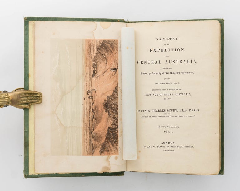 Item #119606 Narrative of an Expedition into Central Australia ... during the Years 1844, 5 and 6. Together with a Notice of the Province of South Australia, in 1847. George Woodroofe GOYDER, Charles STURT.