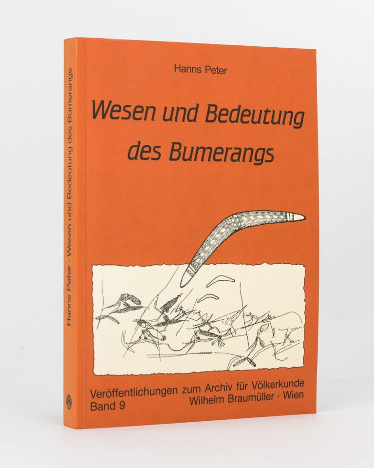 Item #119780 Wesen und Bedeutung des Bumerangs. Hanns PETER.