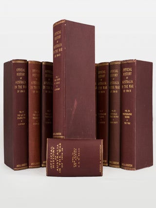 Item #120097 Official History of Australia in the War, 1914-1918 [the complete twelve-volume...