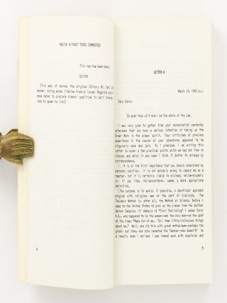 Magick Without Tears, Unexpurgated, Commented. Part I [and] .... Part II. Being 'The Oriflamme', Volume VI, Number 3 [and] Volume VI, Number 4
