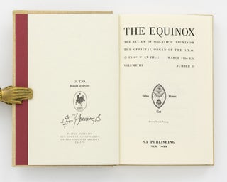 The Equinox. The Review of Scientific Illuminism. The Official Organ of the O.T.O... March 1986 E.V. Volume III, Number 10