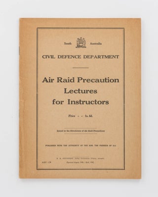 Item #120137 Air Raid Precaution Lectures for Instructors... Issued by the Directorate of Air...