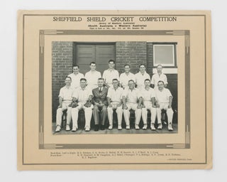Item #120192 An official photograph of the squad from South Australia in Perth for the Sheffield...