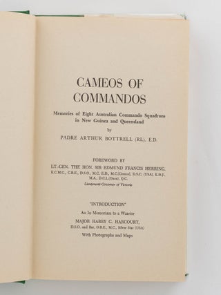 Cameos of Commandos. Memories of Eight Australian Commando Squadrons in New Guinea and Queensland