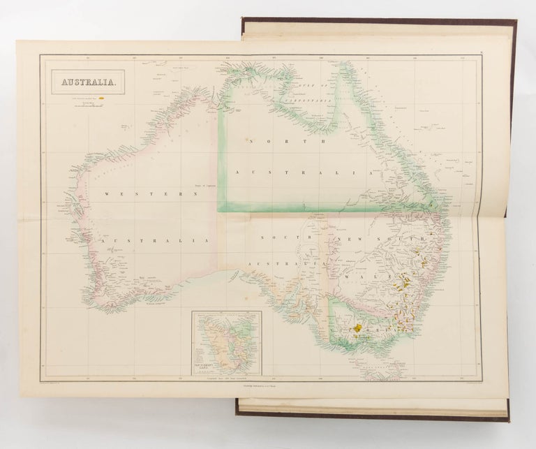 Item #120319 Atlas of Australia, with all the Gold Regions. A Series of Maps from the Latest and Best Authorities. Atlas: Australia.