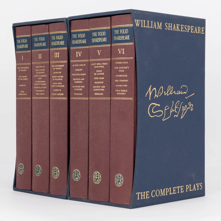Item #120527 The Complete Plays. William SHAKESPEARE.
