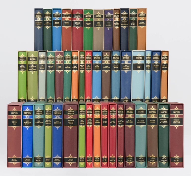 Item #120528 An almost-complete set of the Folio Society edition of the works of Anthony Trollope [46 of 48 volumes]. Anthony TROLLOPE.