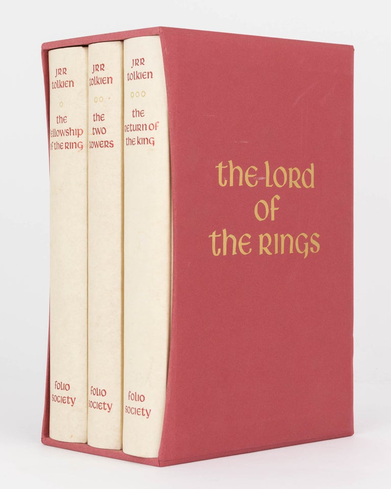 Item #120535 The Lord of the Rings. [Comprising] The Fellowship of the Ring; The Two Towers; and The Return of the King. J. R. R. TOLKIEN.