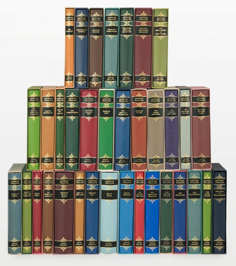 Item #120582 A collection of 35 volumes in the Folio Society edition of the works of Anthony Trollope (the set is complete in 48 volumes). Anthony TROLLOPE.