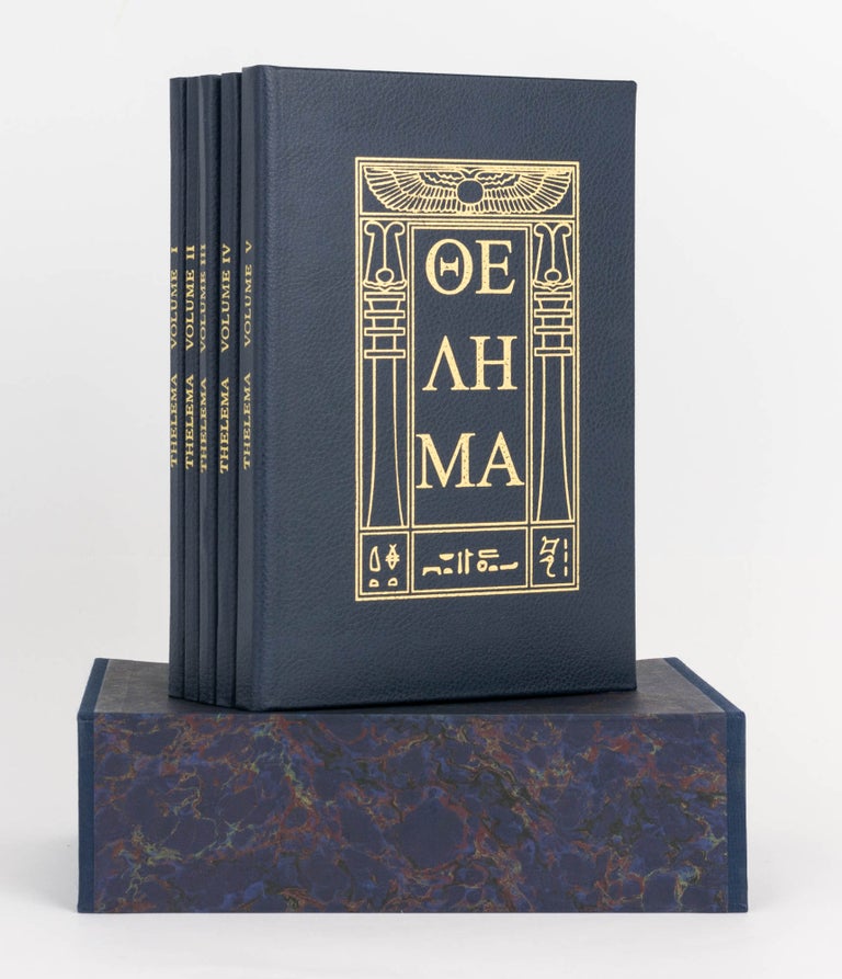 Item #120612 The Holy Books of Thelema ['in Five Volumes as received by 666']. Aleister CROWLEY.
