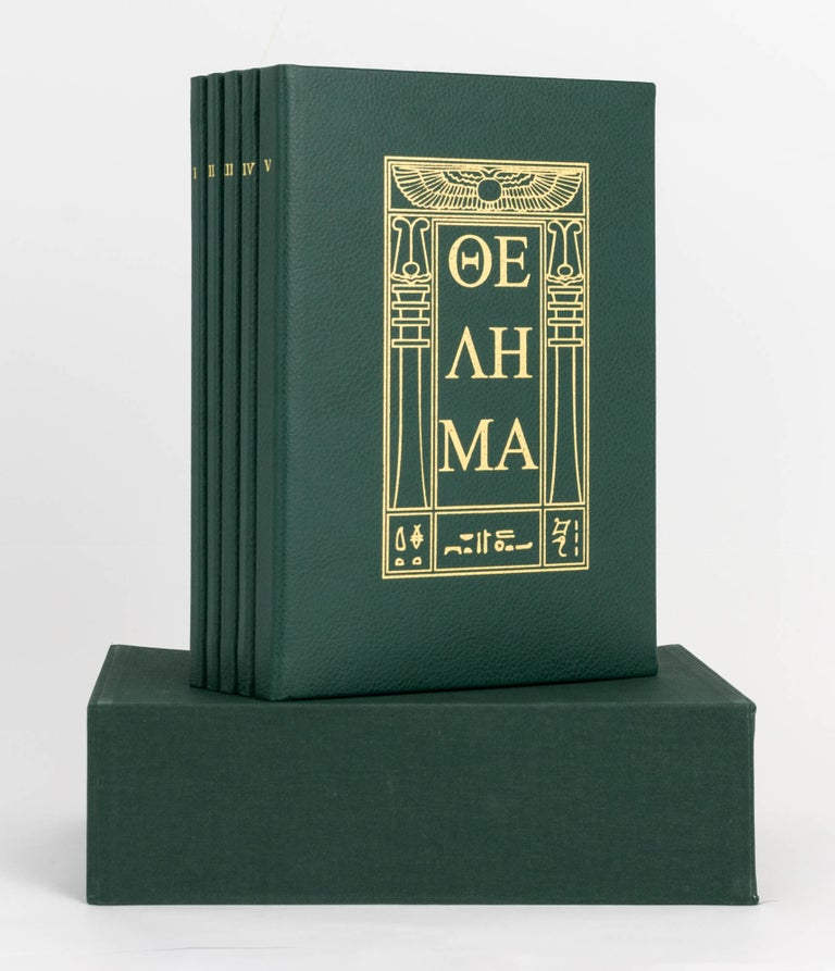 Item #120613 The Holy Books of Thelema ['in Five Volumes as received by 666']. Aleister CROWLEY.