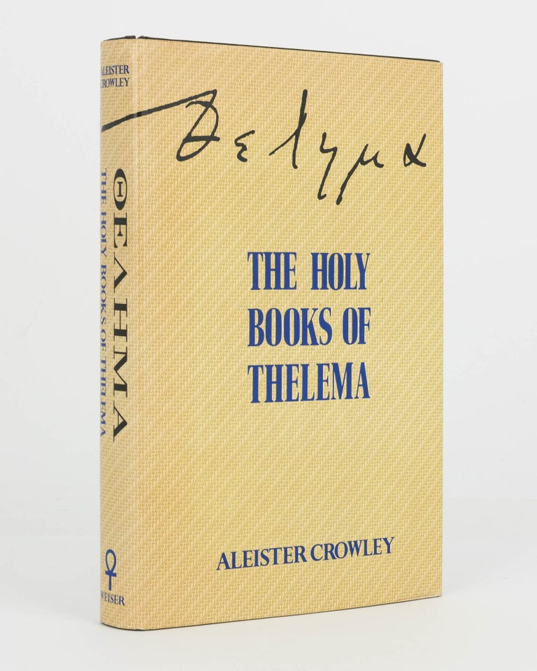 Item #120724 Thelema [in Greek]. The Holy Books of Thelema. Aleister CROWLEY.
