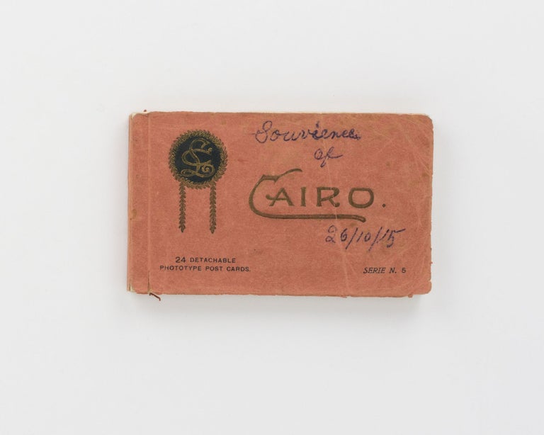 Item #121021 [Souvenir of] Cairo. 24 Detachable Phototype Post Cards. Serie N. 5 [cover title]. 7th Battalion, 2901 Private Ernest STEWART.