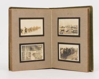 Item #121229 An album of First World War photographs showing scenes in France, Greece and the...