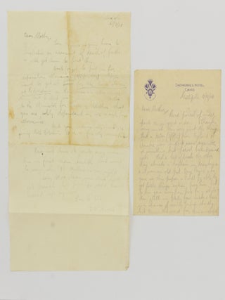 An unusually comprehensive archive of correspondence, photographs and documents relating to an Australian serviceman in the First World War. Second Lieutenant Edward Watson Powell served at Gallipoli and on the Western Front, trained as a pilot with the Royal Flying Corps, and was killed in action when his Royal Aircraft Factory S.E.5a was shot down over Belgium in October 1917