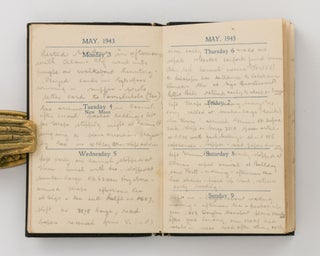 A diary kept by VX15748 Warrant Officer James Anderson for the entire year of 1943, on active service in New Guinea
