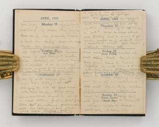 A diary kept by VX15748 Warrant Officer James Anderson for the entire year of 1943, on active service in New Guinea