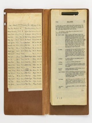 Item #121405 An important and substantial dossier of depositions and interrogation reports...