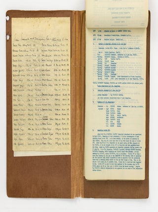 An important and substantial dossier of depositions and interrogation reports compiled by Captain E.W. Scott, 2 Australian War Crimes Section, investigating alleged war crimes and the fate of allied soldiers in New Guinea during the Second World War