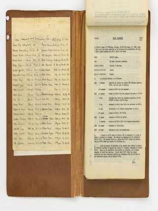 An important and substantial dossier of depositions and interrogation reports compiled by Captain E.W. Scott, 2 Australian War Crimes Section, investigating alleged war crimes and the fate of allied soldiers in New Guinea during the Second World War