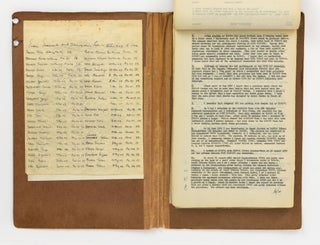 An important and substantial dossier of depositions and interrogation reports compiled by Captain E.W. Scott, 2 Australian War Crimes Section, investigating alleged war crimes and the fate of allied soldiers in New Guinea during the Second World War