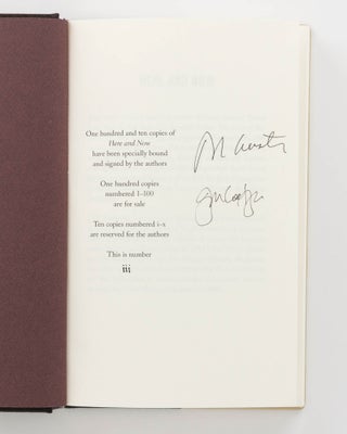 Here and Now. Letters, 2008-2011