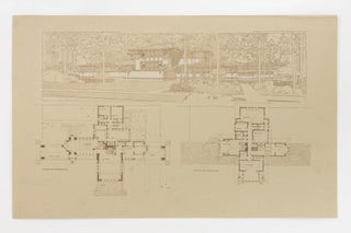 Plate XXV from 'Ausgeführte Bauten und Entwürfe von Frank Lloyd Wright'