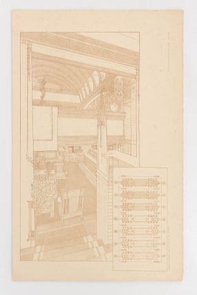 Plate XXXIb from 'Ausgeführte Bauten und Entwürfe von Frank Lloyd Wright'