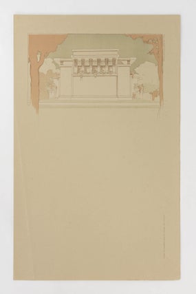 Plate LXIV from 'Ausgeführte Bauten und Entwürfe von Frank Lloyd Wright'