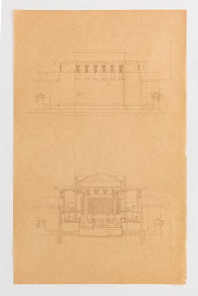 Plate LXIII from 'Ausgeführte Bauten und Entwürfe von Frank Lloyd Wright'
